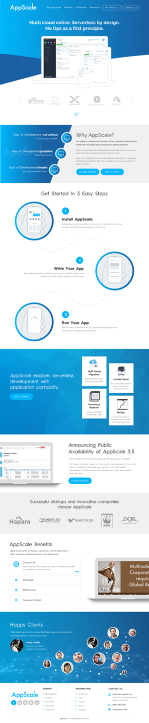 Web Design by rightway for AppScale | Design: #18258297