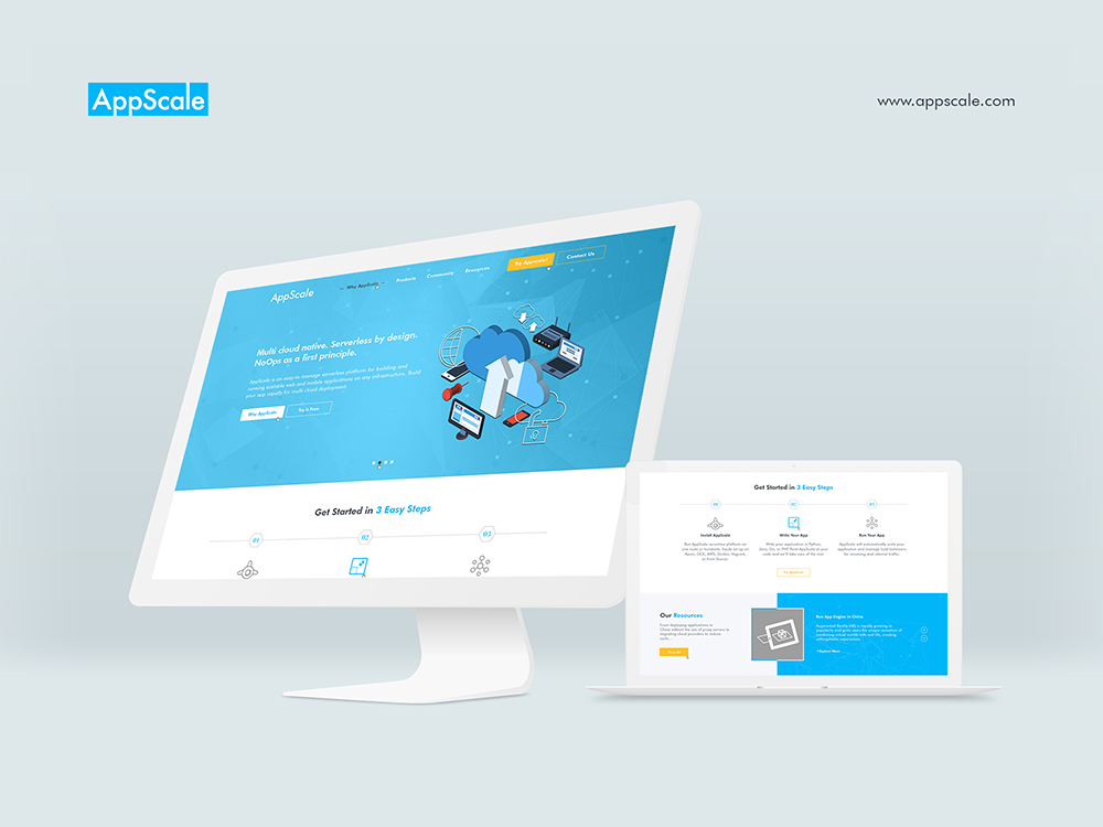Web Design by Ved Web Services for AppScale | Design #18212109