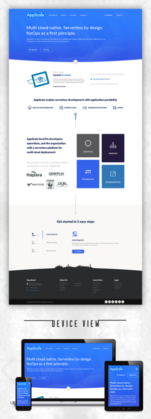 Web Design by PiXthemes for AppScale | Design: #18325324
