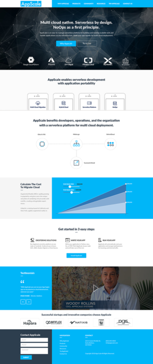 Web Design by PiXthemes for AppScale | Design: #18325548
