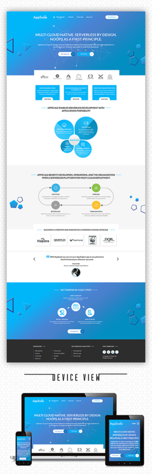 Web Design by PiXthemes for AppScale | Design: #18325991