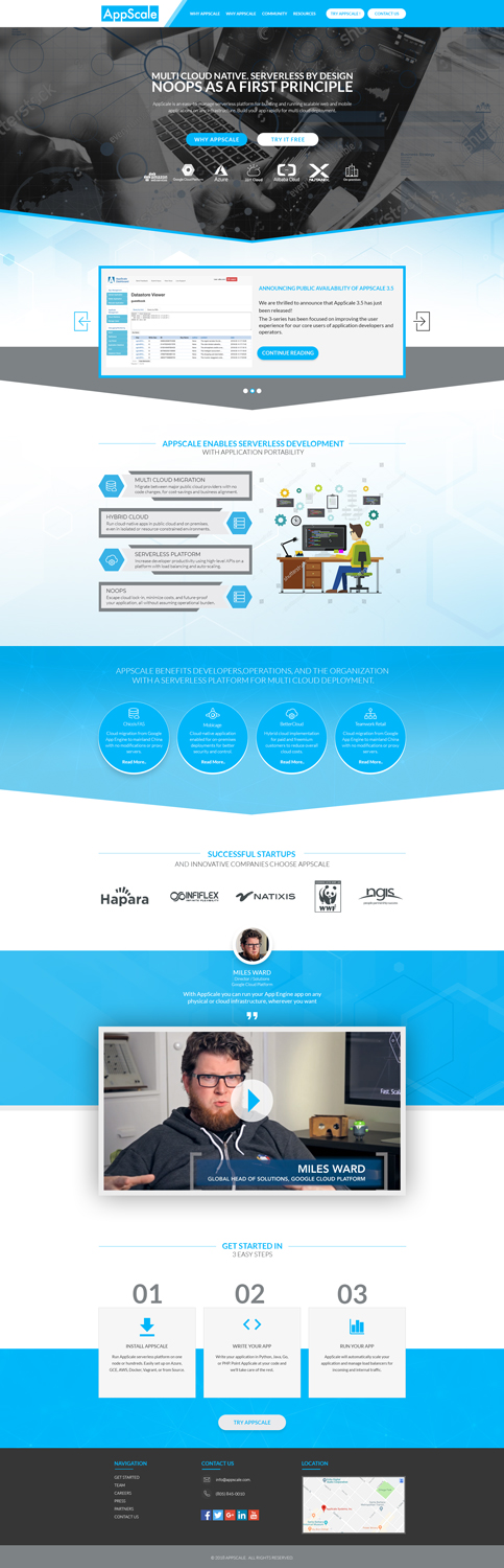 Web Design par Dexter Solutions pour AppScale | Design #18217806