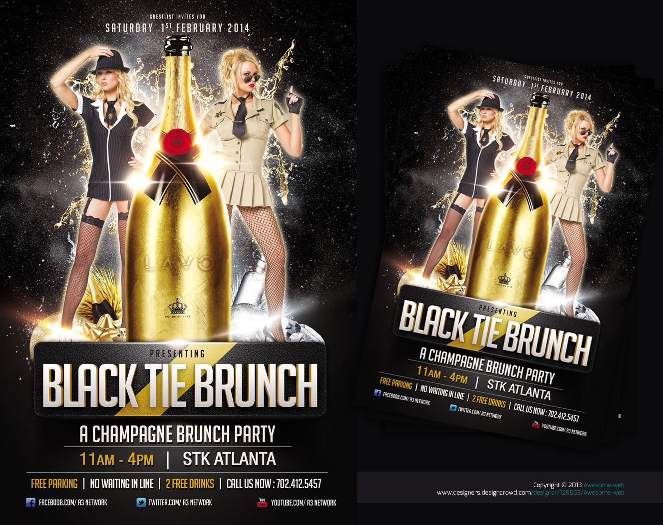Flyer Design by Messaoudi Wissem for Guestlist | Design #2873180