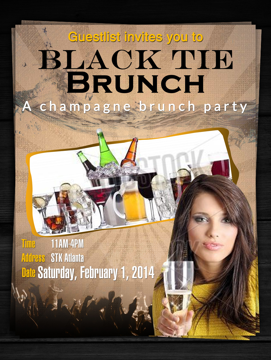 Flyer Design by ESolz Technologies for Guestlist | Design #2878327