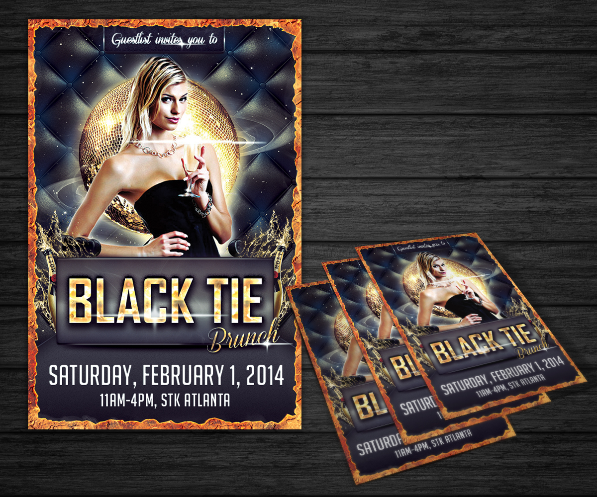 Flyer Design by FutureDesigne for Guestlist | Design #2873120