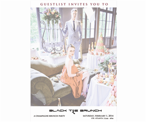 Black Tie Brunch | Design de Flyer par ChicD