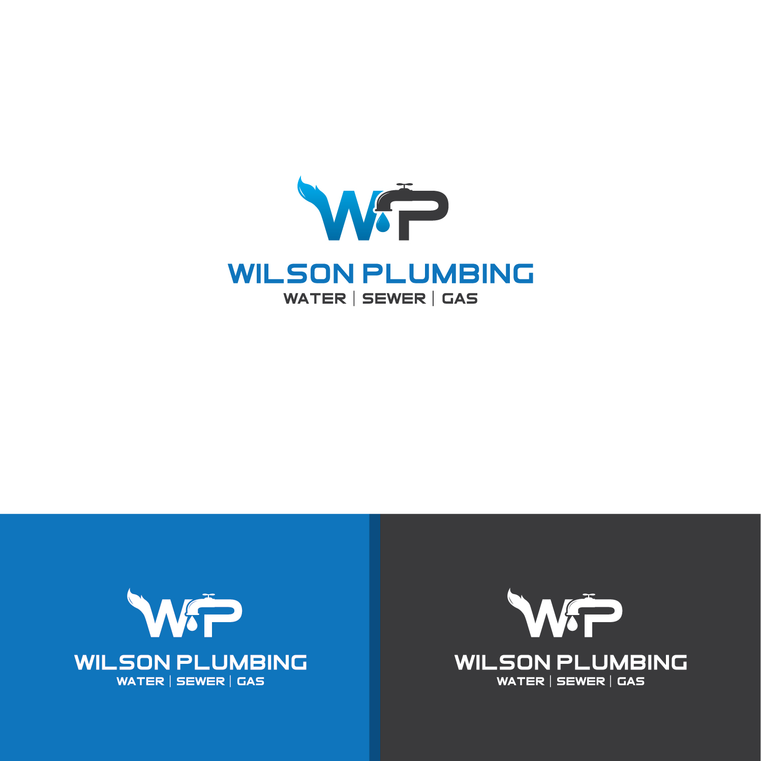 Logo Design by Deziners Zone for Wilson Plumbing | Design #18202017