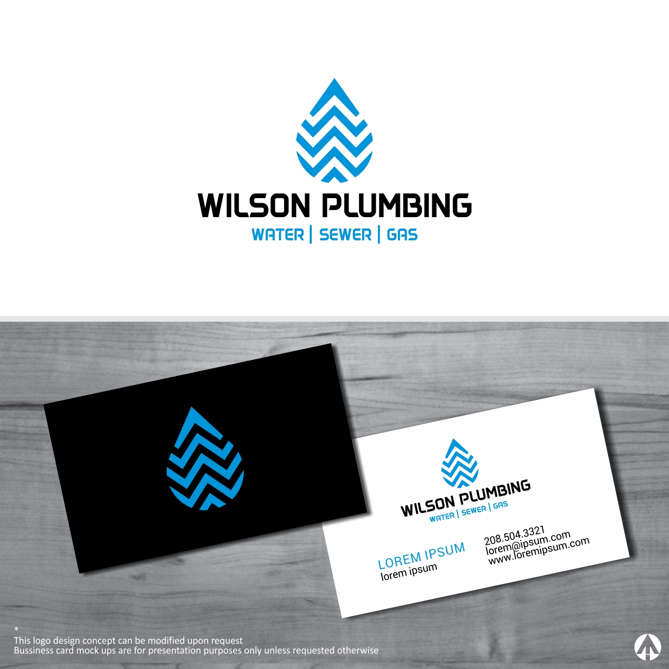 Logo-Design von MBARO für Wilson Plumbing | Design #18280436