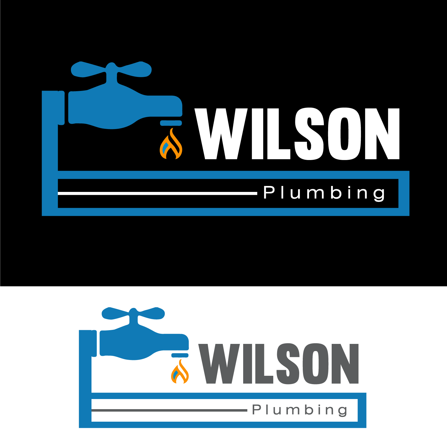 Logo Design by Designer Production for Wilson Plumbing | Design #18220784