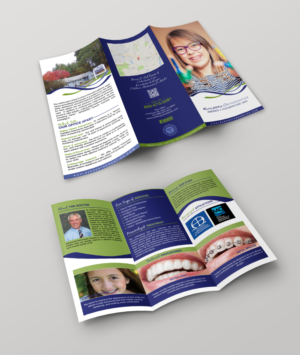 Trifold Brochure for orthodontic practice | Diseño de Flyer por chandrayaan.creative