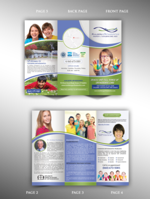 Trifold Brochure for orthodontic practice | Diseño de Flyer por innovative earth