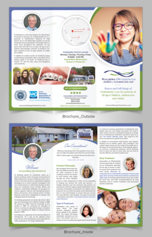 Trifold Brochure for orthodontic practice | Diseño de Flyer por SAI DESIGNS