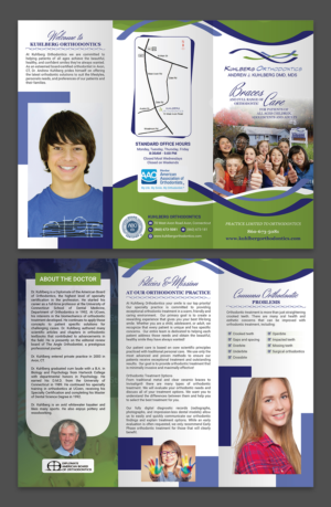 Trifold Brochure for orthodontic practice | Diseño de Flyer por Titan Solbiz