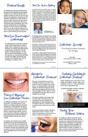 Trifold Brochure for orthodontic practice | Diseño de Flyer por Jason Vantran