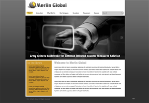 Web Design by pb for Merlin Global, Inc. | Design: #655350