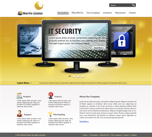 Web Design by pb for Merlin Global, Inc. | Design: #657305