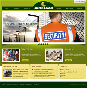 Web Design by pb for Merlin Global, Inc. | Design: #660120