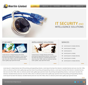 Web Design by pb for Merlin Global, Inc. | Design: #661829