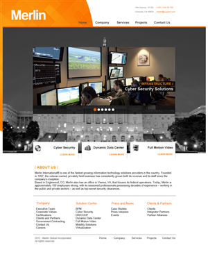 Web Design by Dussk for Merlin Global, Inc. | Design: #656657