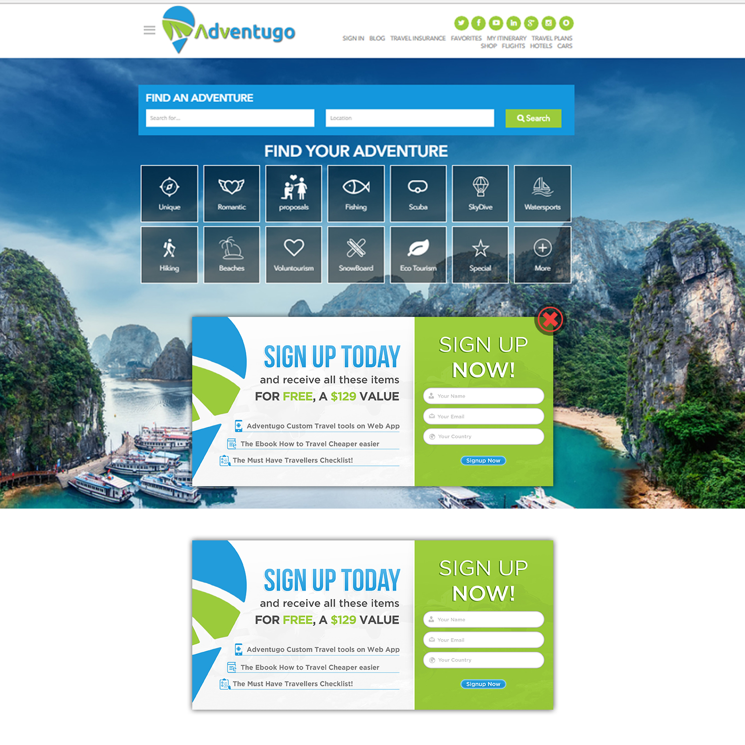 Banner-Design von debdesign für Adventugo Inc. | Design #18250108