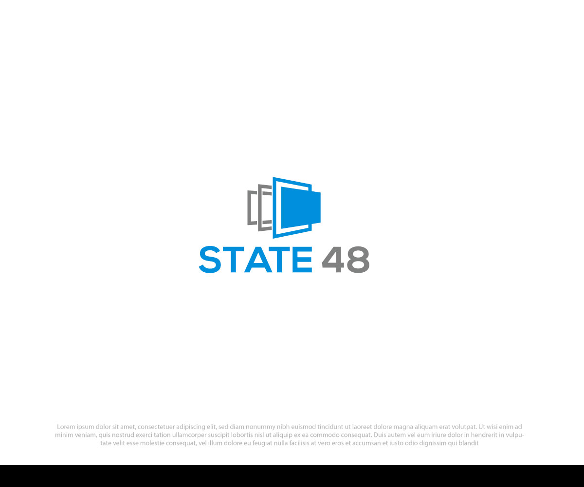 Logo Design by S Creation for State 48 glass | Design #18236019