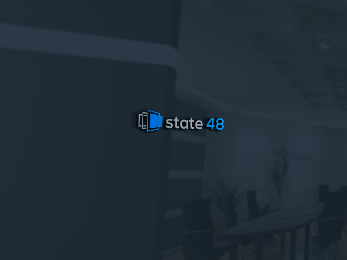 Logo Design by S Creation for State 48 glass | Design #18236021