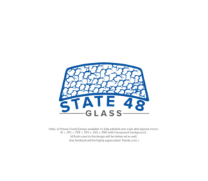 Logo Design by juie design for State 48 glass | Design: #18304304