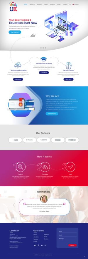 Web Design par pb pour Intelligent Ventures Corporation | Design : #18211794