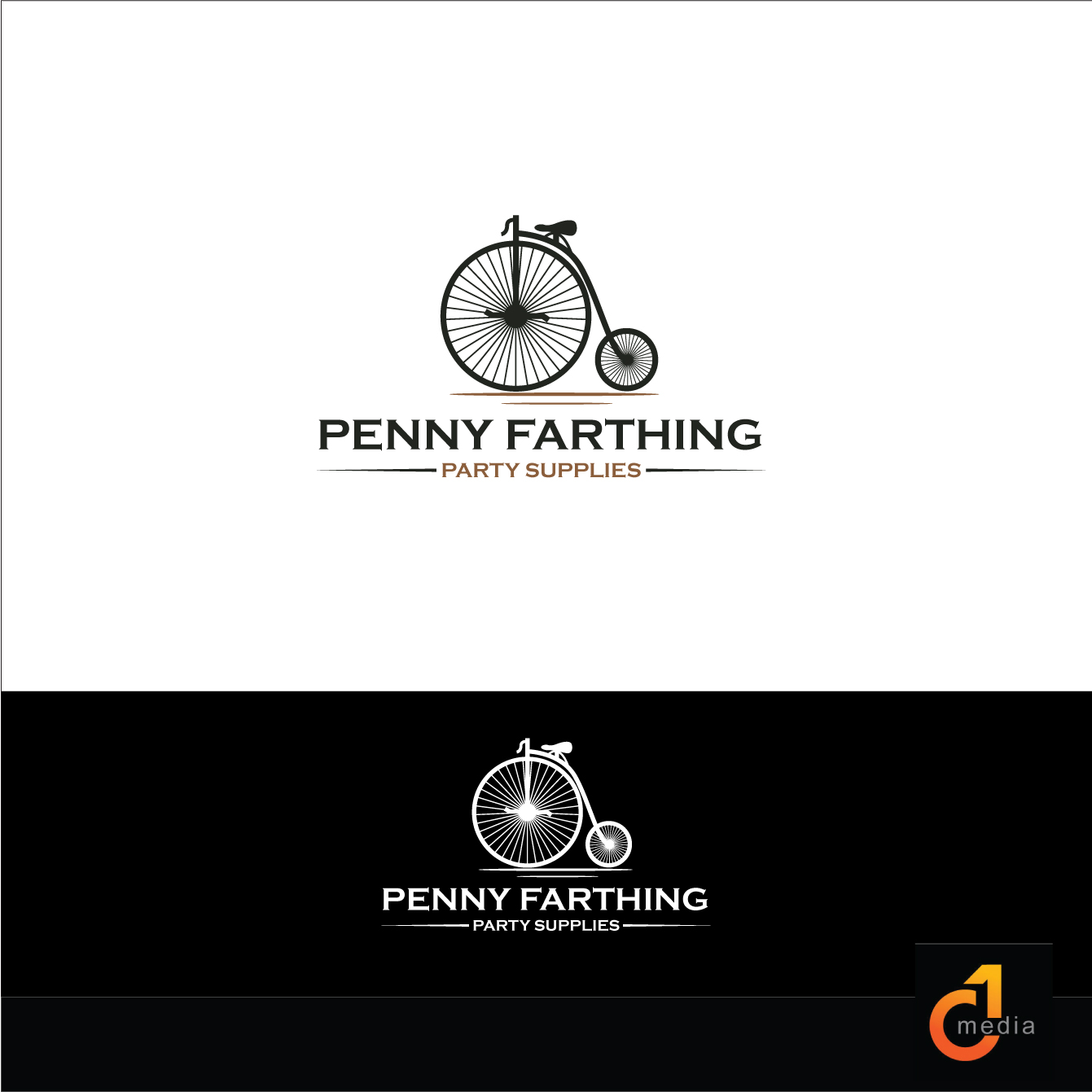 Logo Design by C1 Media for Penny Farthing | Design #18225238