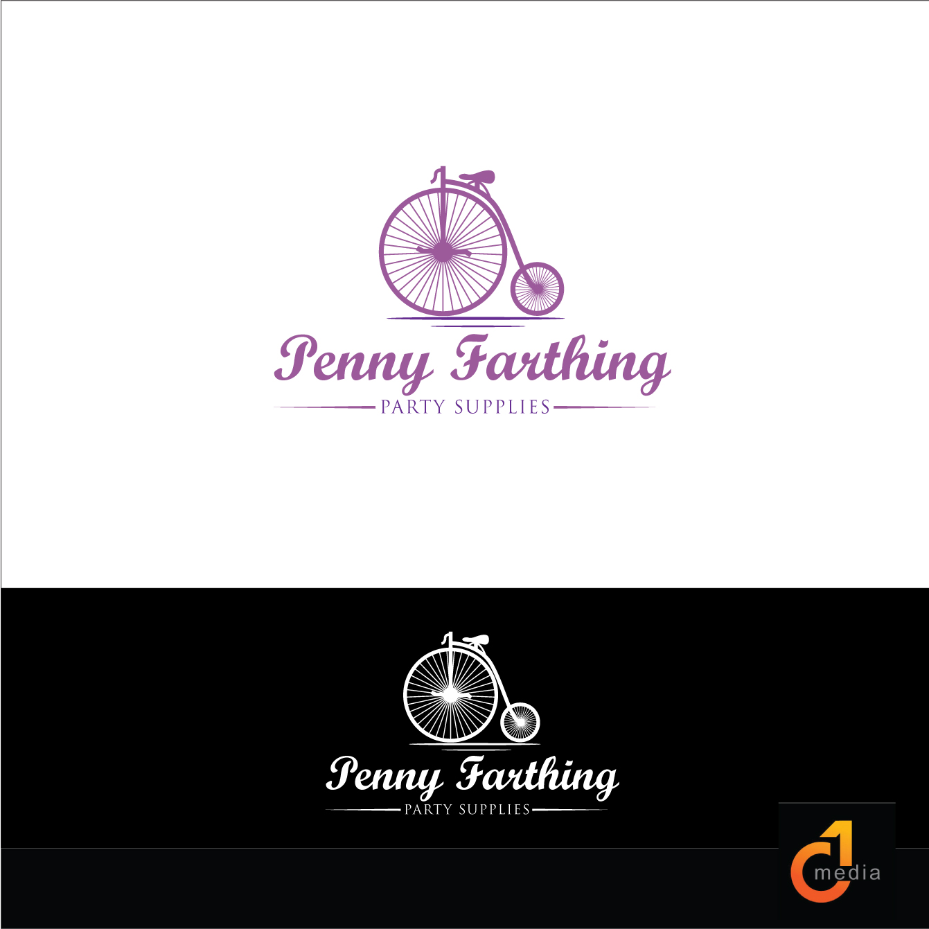 Logo Design by C1 Media for Penny Farthing | Design #18238514