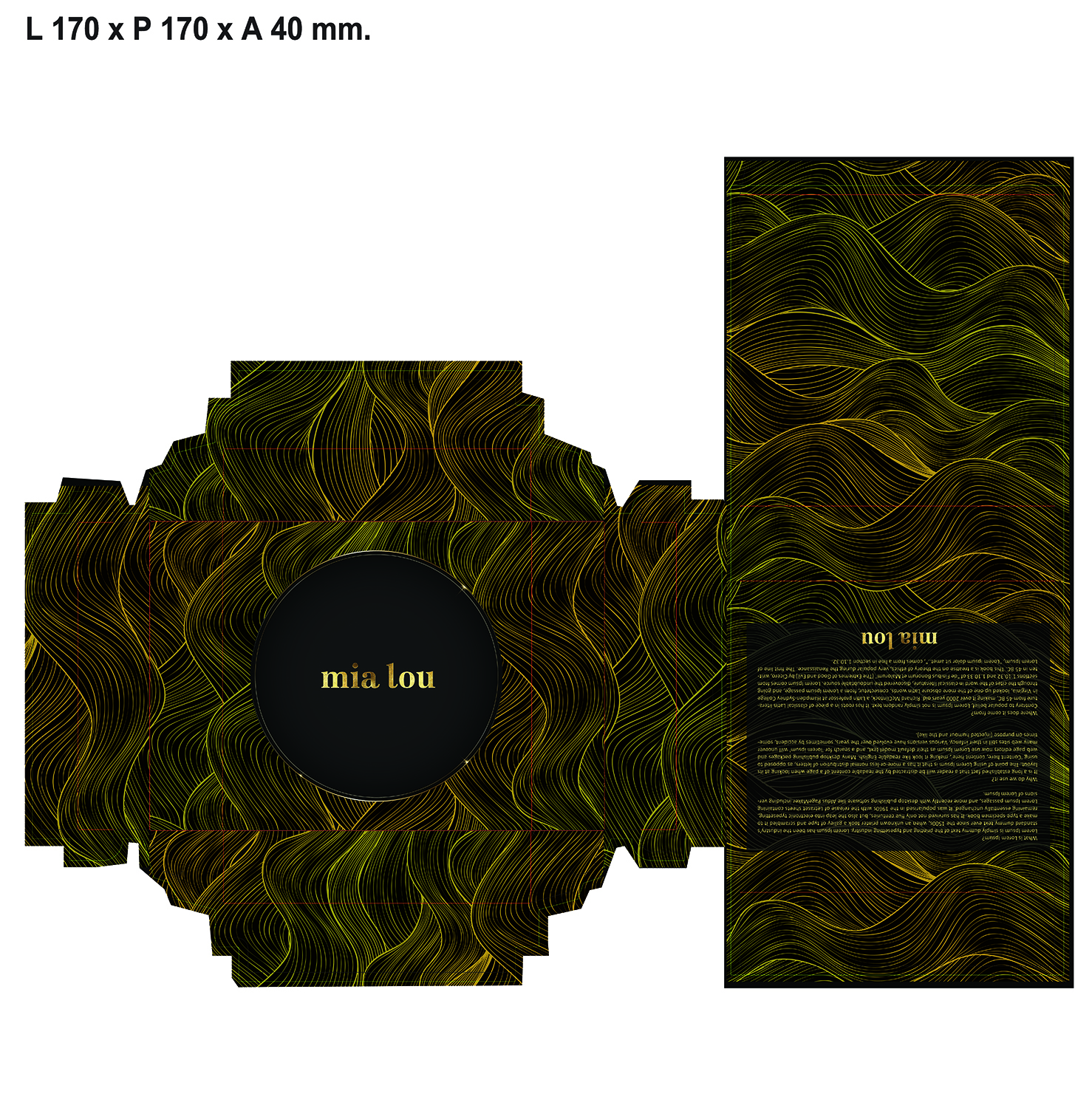 Verpackungs-Design von SAI DESIGNS für Mia Lou AG | Design #18736771