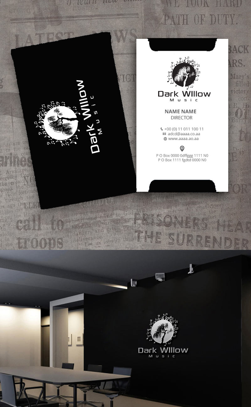 Diseño de Logo por zebronicgraphic para Dark Willow Music, LLC | Diseño #18211626
