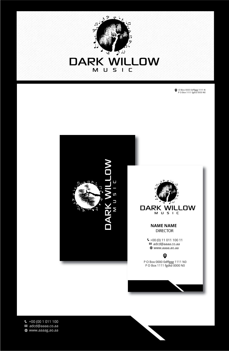 Diseño de Logo por zebronicgraphic para Dark Willow Music, LLC | Diseño #18227648