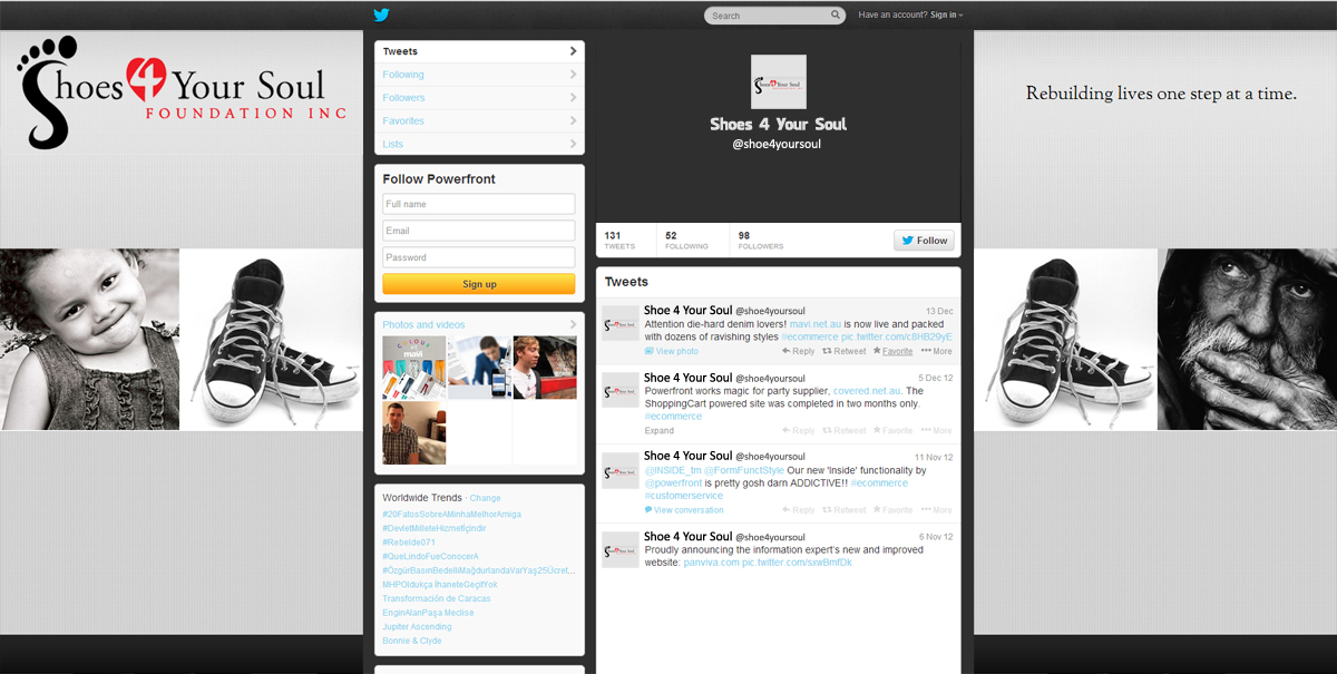 Design Facebook par p0rcup1n3 pour Shoes 4 Your Soul Foundation Inc. | Design #2790148