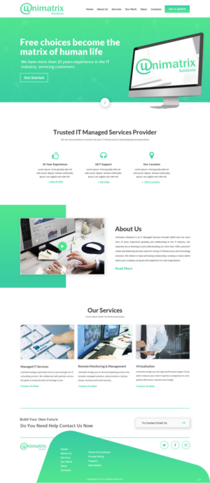 Web Design by pb for this project | Design: #18285641