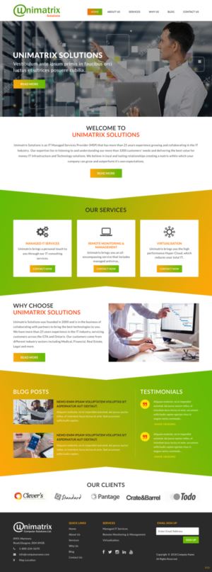 Web Design by pb for this project | Design: #18285652