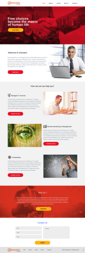 Web Design by pb for this project | Design: #18303681