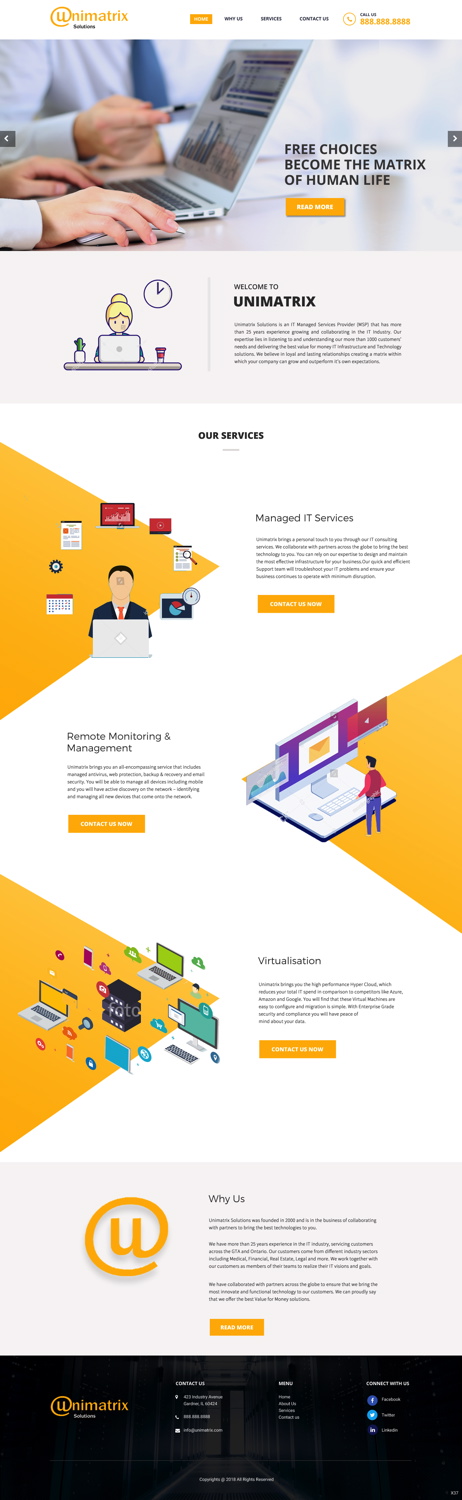 Web Design by pb for this project | Design #18413732