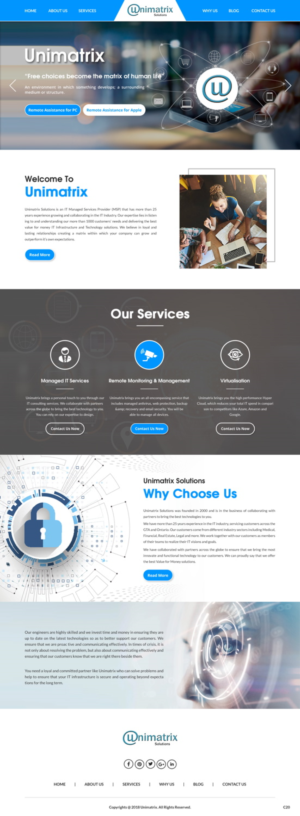 Web Design by pb for this project | Design: #18867795
