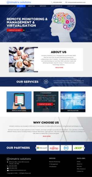 Web Design by Sujit Banerjee for this project | Design: #18352044