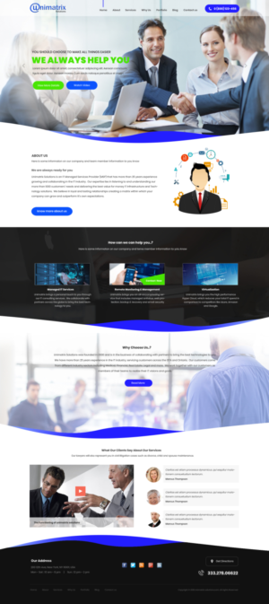 Unimatrix Solutions | Web Design by WebPixel