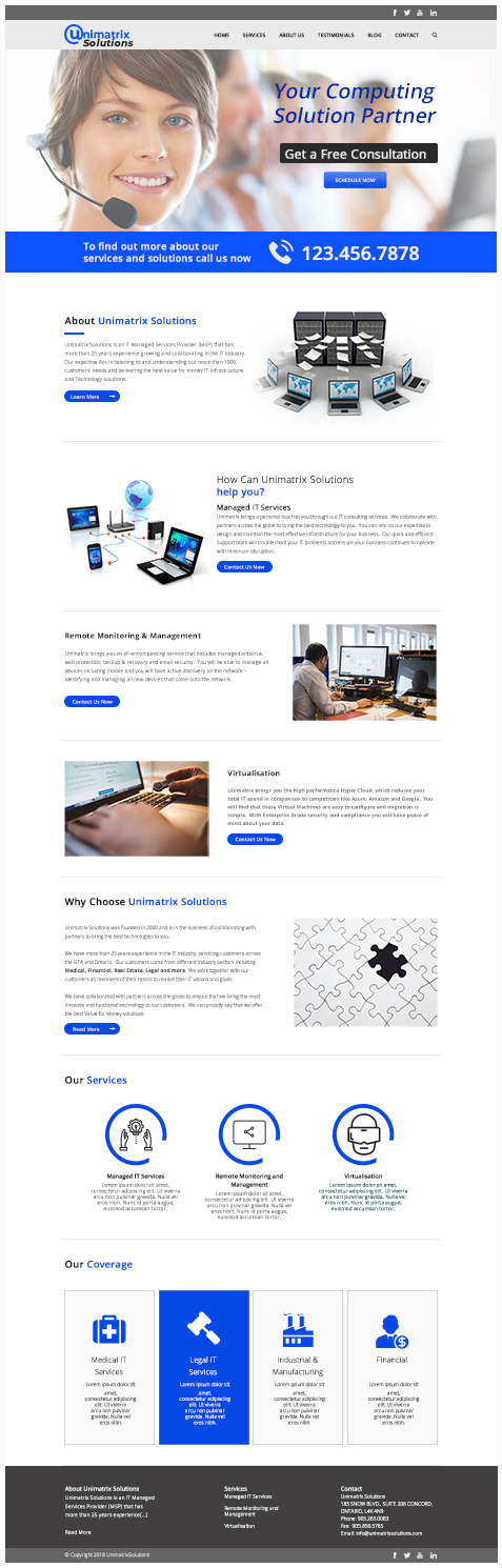 Web Design by OiligrivTomas for this project | Design #18348646
