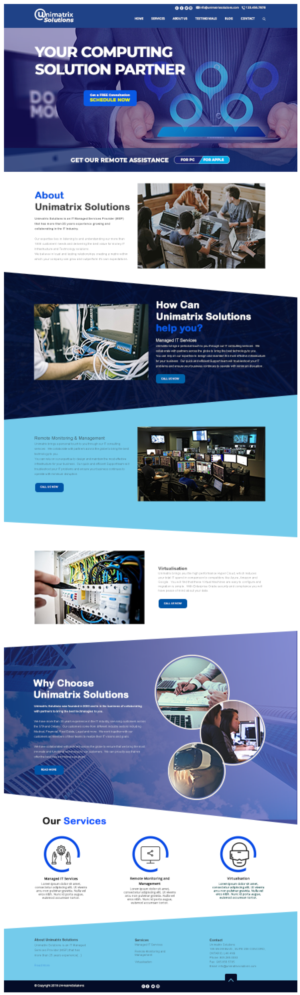 Web Design by OiligrivTomas for this project | Design #18416257