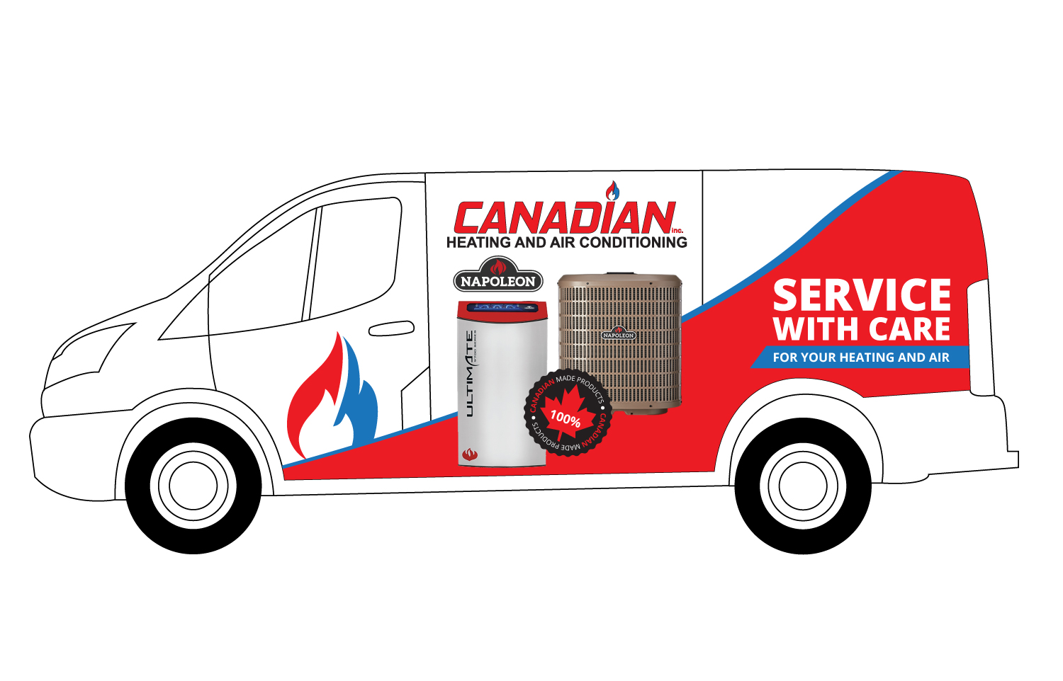 Design de Covering de Véhicule par Impressive Solutions pour Canadian heating and air conditioning | Design #18244538