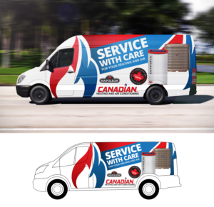 Design de Covering de Véhicule par Impressive Solutions pour Canadian heating and air conditioning | Design : #18266095