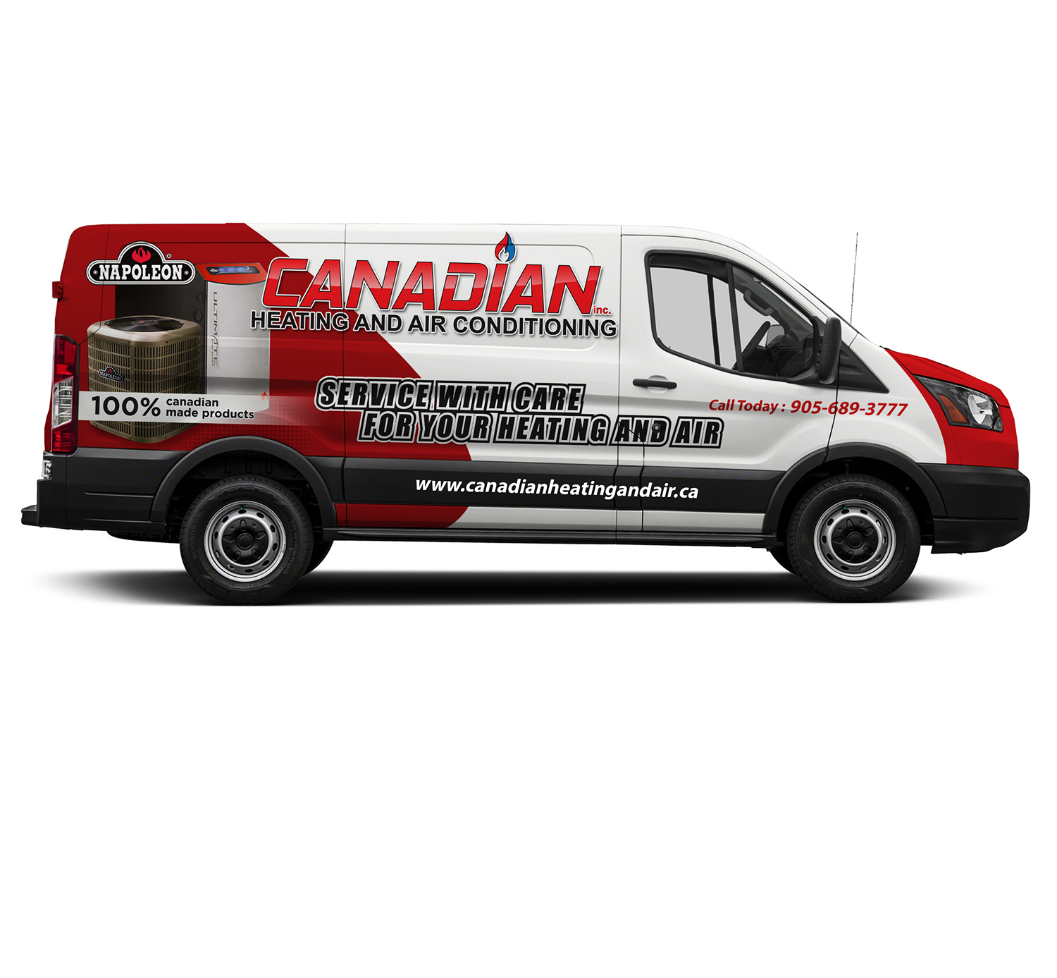 Diseño de Rotulación de Vehículo por dedenambrol para Canadian heating and air conditioning | Diseño #18318750