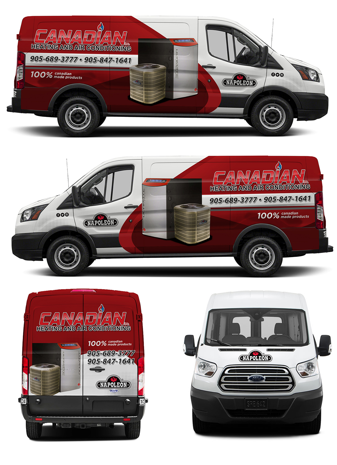 Car Wrap Design by dedenambrol for Canadian heating and air conditioning | Design #18332418