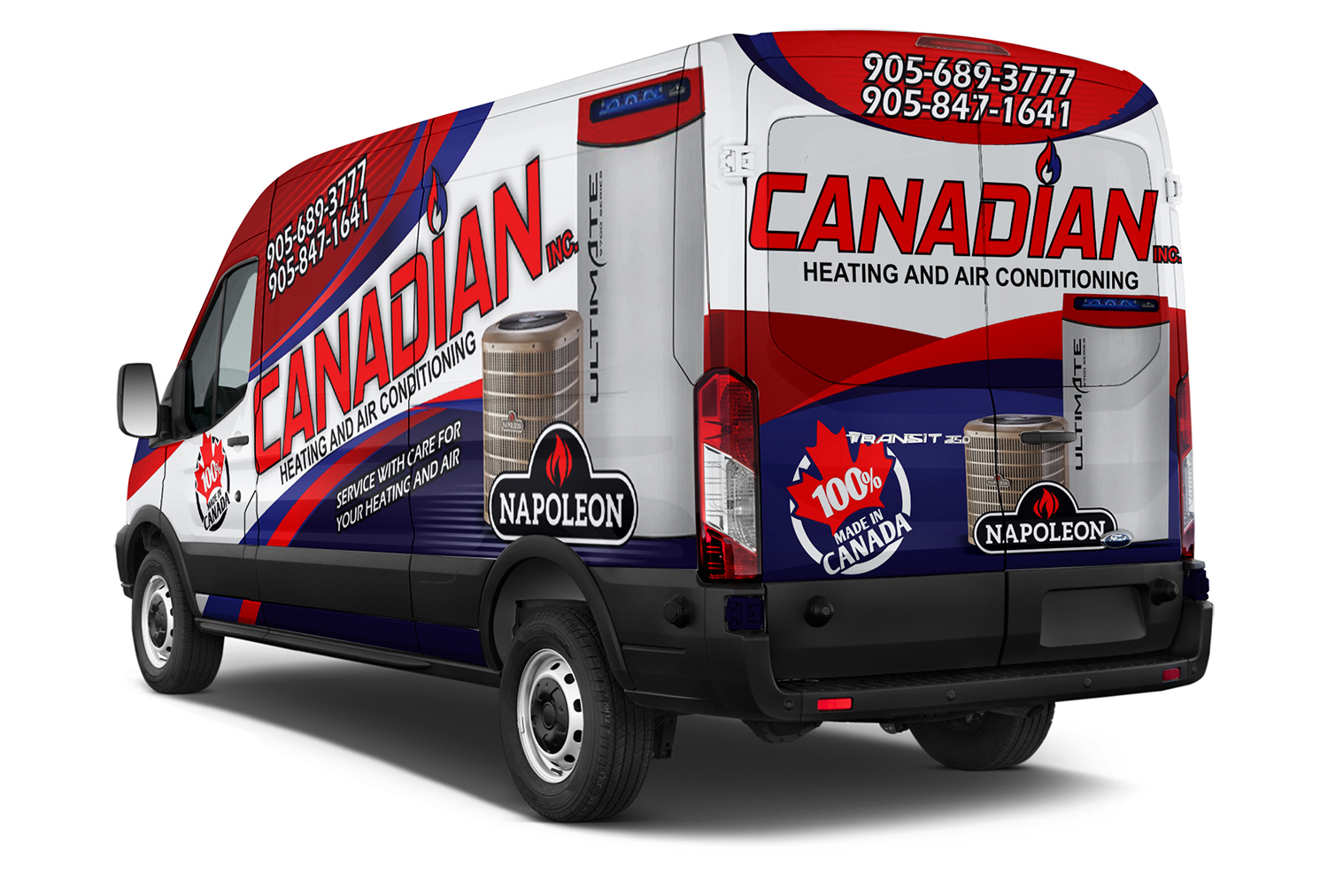 Diseño de Rotulación de Vehículo por Czeh para Canadian heating and air conditioning | Diseño #18327540