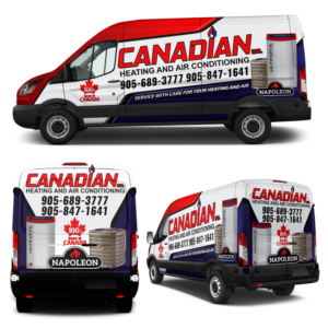 Design de Covering de Véhicule par Czeh pour Canadian heating and air conditioning | Design : #18492156