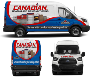 Design de Covering de Véhicule par The Faisal pour Canadian heating and air conditioning | Design : #18260802